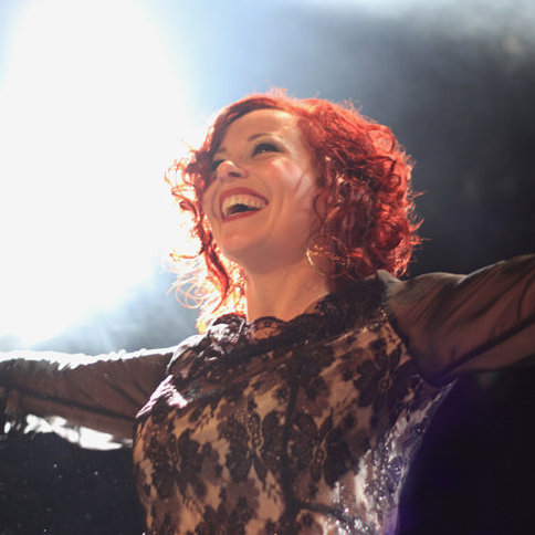 Anneke Van Giersbergen on stage with The Sirens in Paris, the 20th of december, 2014