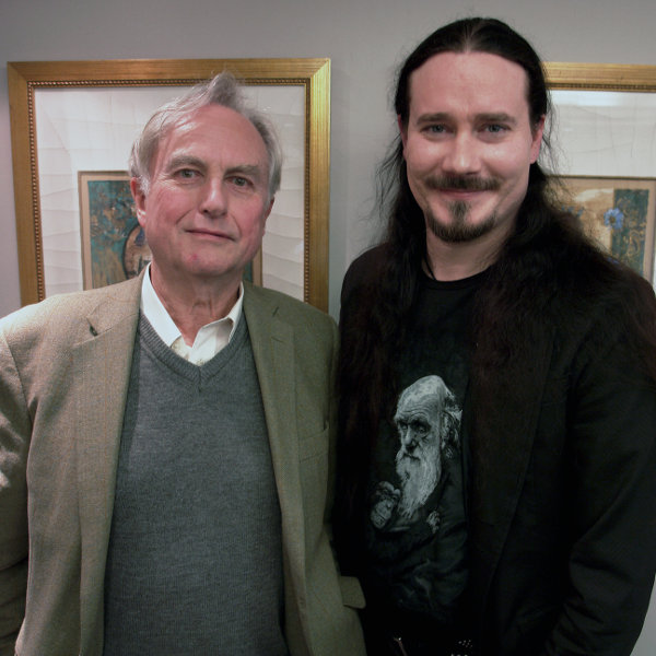 Tuomas meeting Richard Dawkins