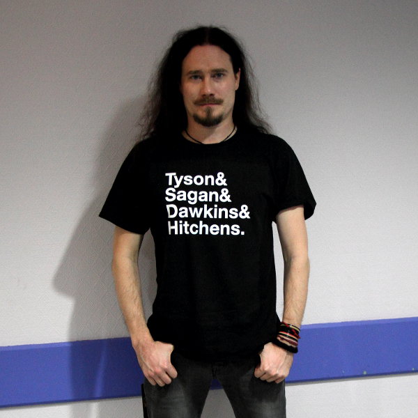 Tuomas Holopainen à l'occasion de notre interview à Toulouse, le 26 novembre 2015