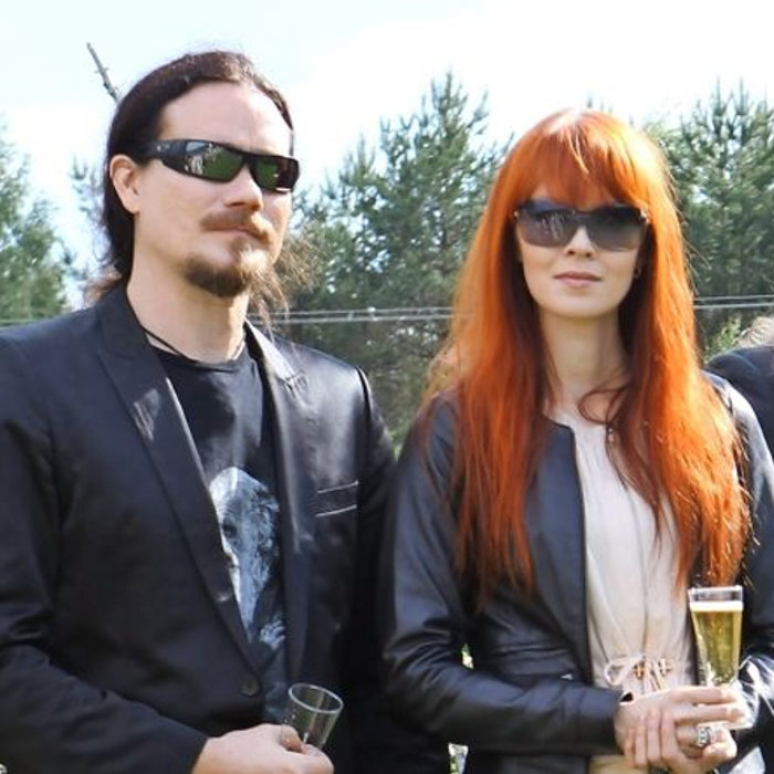 Tuomas Holopainen, Troy Donockley and Johanna Kurkela (AURI