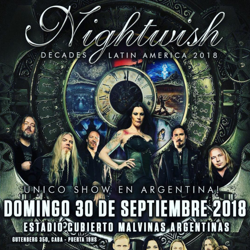 Poster for the Decades Tour's Buenos Aires Concert